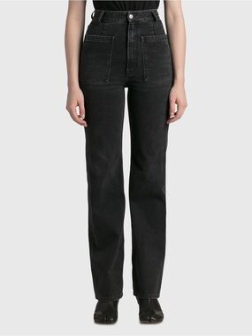 MM6 Maison Margiela Washed Black Denim Jeans